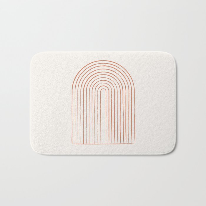 Arch Dusty Orange Bath Mat Gallery Image 1