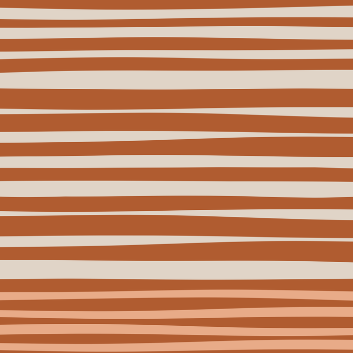Natural Stripes Modern Minimalist Colour Block Pattern Boho Rust Clay Salmon Putty Coffee Mug Gallery Image 2