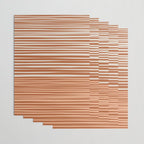 Natural Stripes Modern Minimalist Colour Block Pattern Boho Rust Clay Salmon Putty Wrapping Paper Gallery Image 3