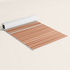 Natural Stripes Modern Minimalist Colour Block Pattern Boho Rust Clay Salmon Putty Yoga Mat Gallery Image 2