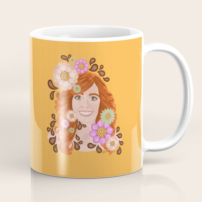 Vintage Beauty Retro Portrait Coffee Mug Gallery Image 1