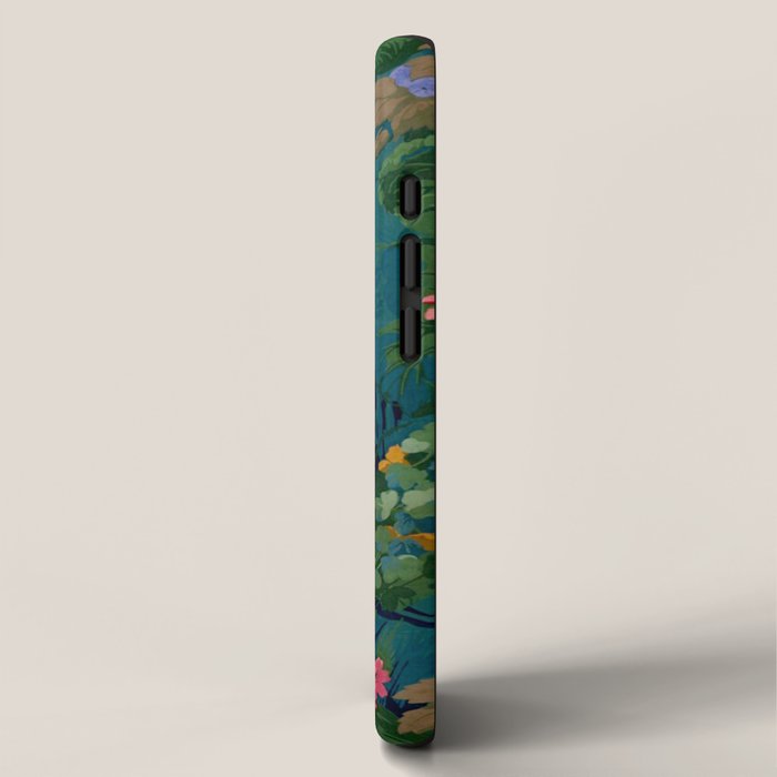 Antique Botanical Garden 1860 iPhone Case Gallery Image 2