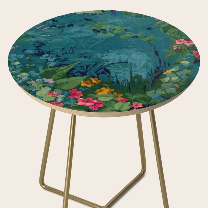 Antique Botanical Garden 1860 Side Table Gallery Image 2