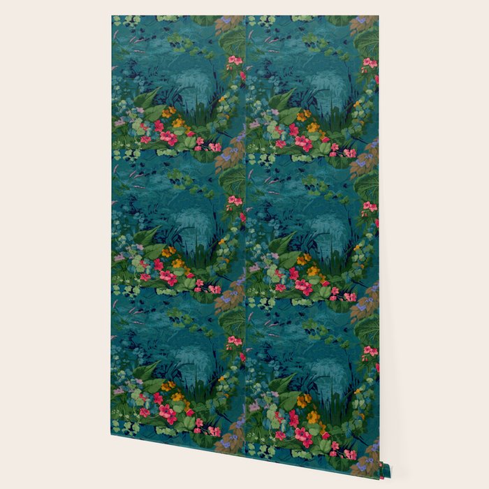 Antique Botanical Garden 1860 Wallpaper Gallery Image 2