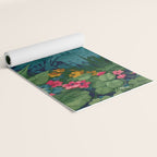 Antique Botanical Garden 1860 Yoga Mat Gallery Image 2