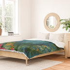 Antique Botanical Garden 1860 Duvet Cover Gallery Image 2