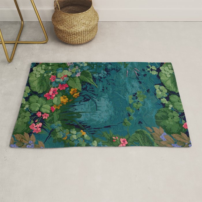 Antique Botanical Garden 1860 Rug Gallery Image 1