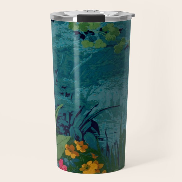 Antique Botanical Garden 1860 Travel Mug Gallery Image 1