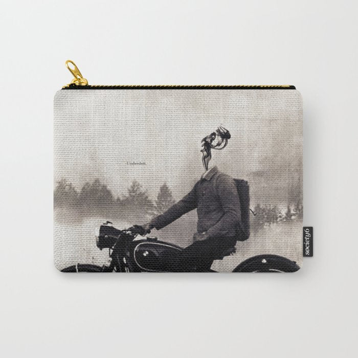 Vintage cafe racer Carry All Pouch Gallery Image 1