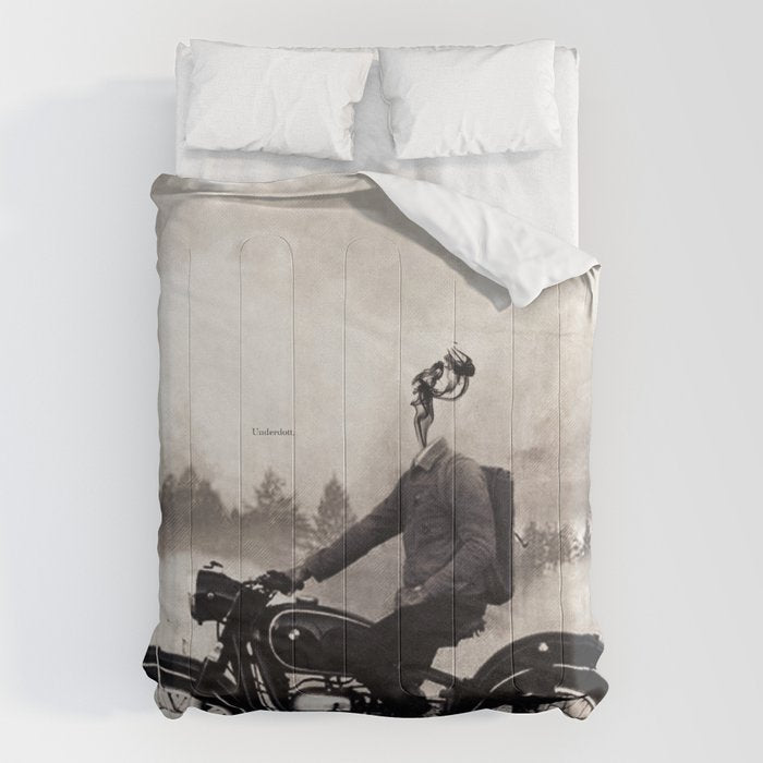 Vintage cafe racer Comforter Gallery Image 1