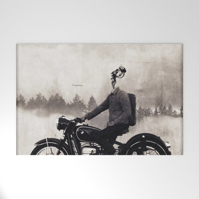 Vintage cafe racer Welcome Mat Gallery Image 1