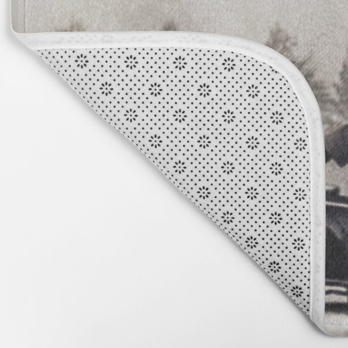 Vintage cafe racer Bath Mat Gallery Image 2