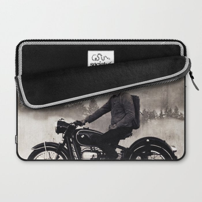 Vintage cafe racer Laptop Sleeve Gallery Image 2