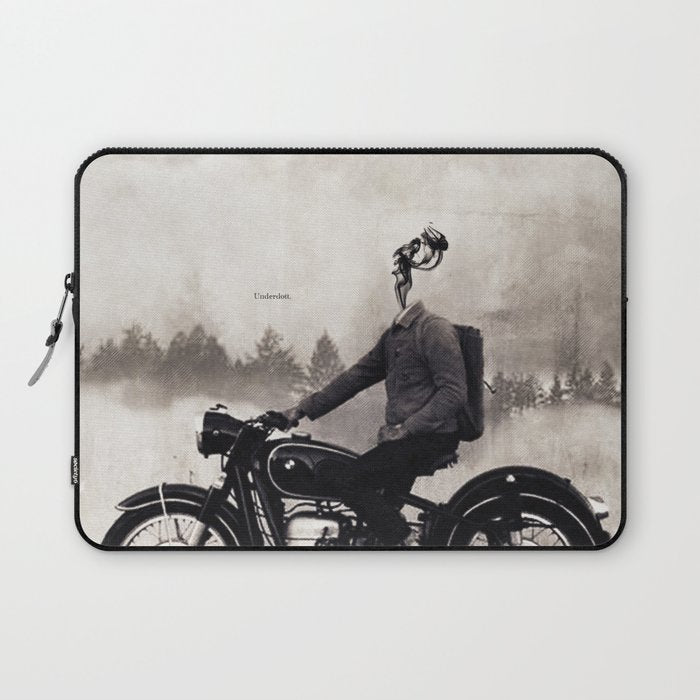 Vintage cafe racer Laptop Sleeve Gallery Image 1