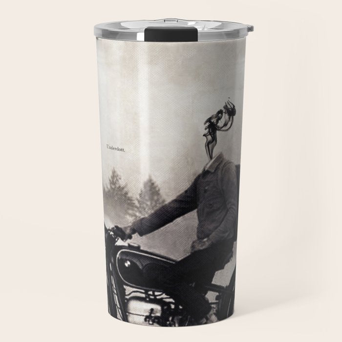Vintage cafe racer Travel Mug Gallery Image 1