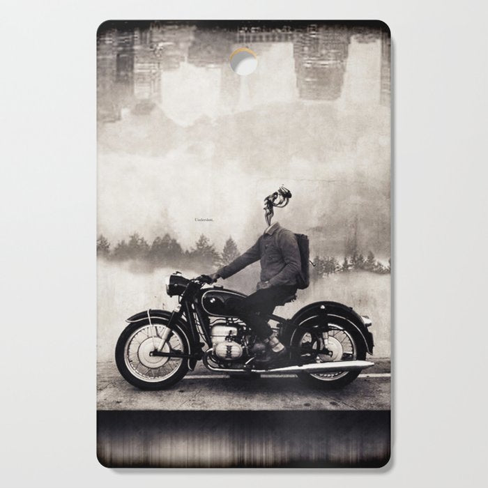 Vintage cafe racer Cutting Board Gallery Image 1