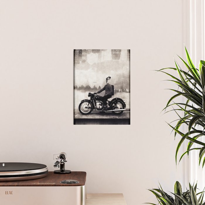 Vintage cafe racer Poster Gallery Image 2