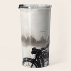 Vintage cafe racer Travel Mug Gallery Image 3