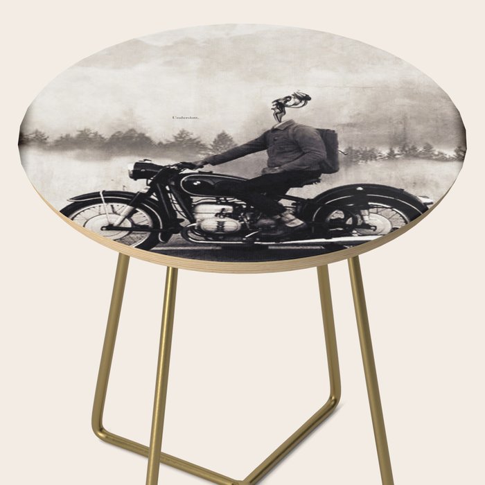 Vintage cafe racer Side Table Gallery Image 2
