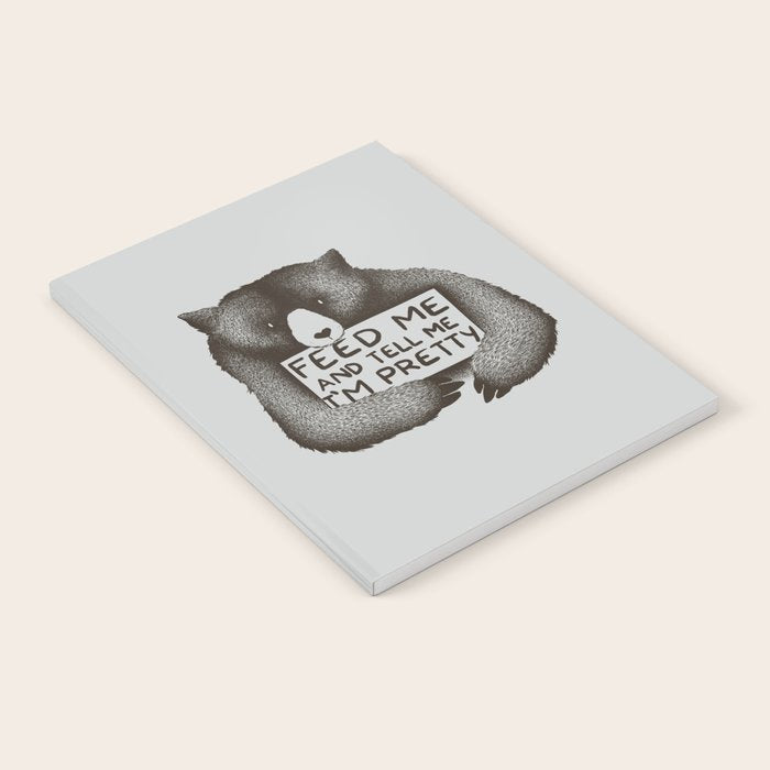 Feed Me And Tell Me I'm Pretty Bear Notebook Gallery Image 1