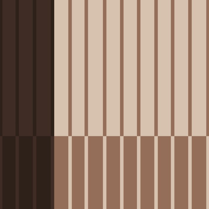 Color Block Line Abstract LXXXI Mocha Coffee Coffee Mug Gallery Image 2
