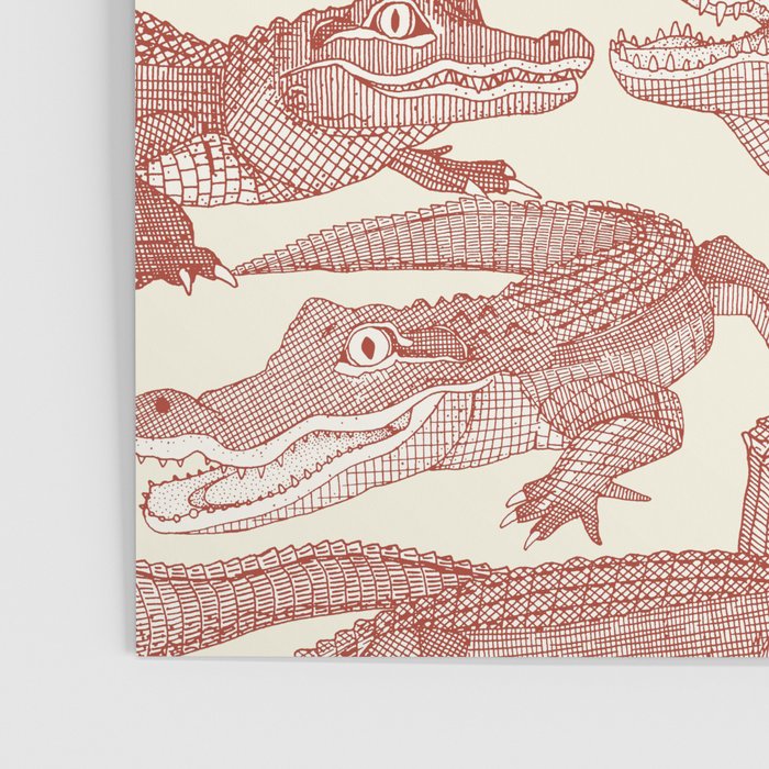 just alligators paprika Poster Gallery Image 3
