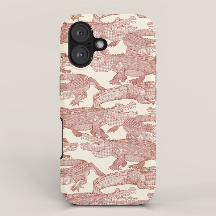 just alligators paprika iPhone Case Gallery Image 1