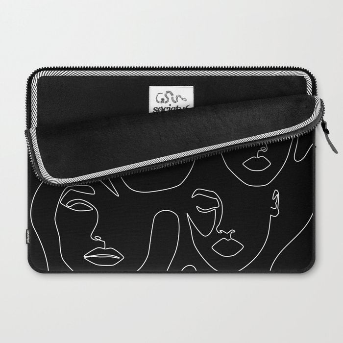 Faces in Dark Laptop Sleeve Gallery Image 2