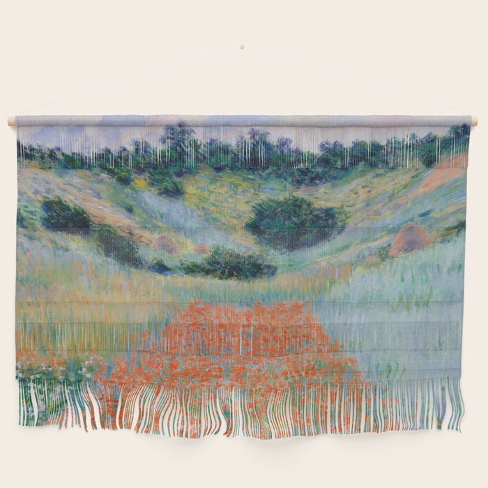 Poppy Field in a Hollow near Giverny Claude Monet Wall Hanging Gallery Image 1