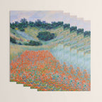 Poppy Field in a Hollow near Giverny Claude Monet Wrapping Paper Gallery Image 3