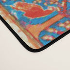Antique Persian Garden Rug With Birds Print Desk Mat Gallery Image 4