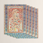 Antique Persian Garden Rug With Birds Print Wrapping Paper Gallery Image 3