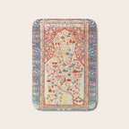 Antique Persian Garden Rug With Birds Print Bath Mat Gallery Image 1