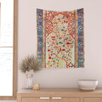 Antique Persian Garden Rug With Birds Print Wall Tapestry Gallery Image 2