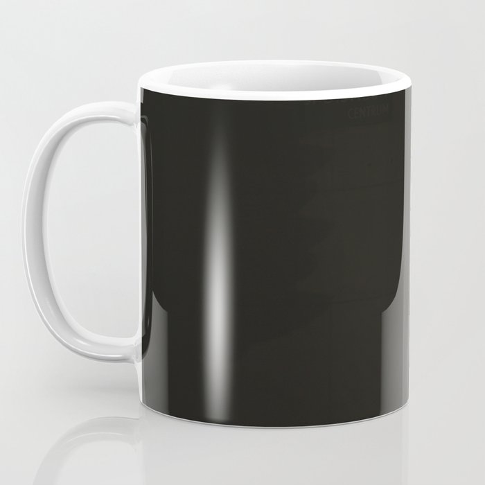 Hey Baby Take a Walk on the Wild Side -  70s Lou Reed quote street art neon retro typography Coffee Mug Gallery Image 3