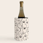 Abstract Faces Wine Chiller Gallery Image 1