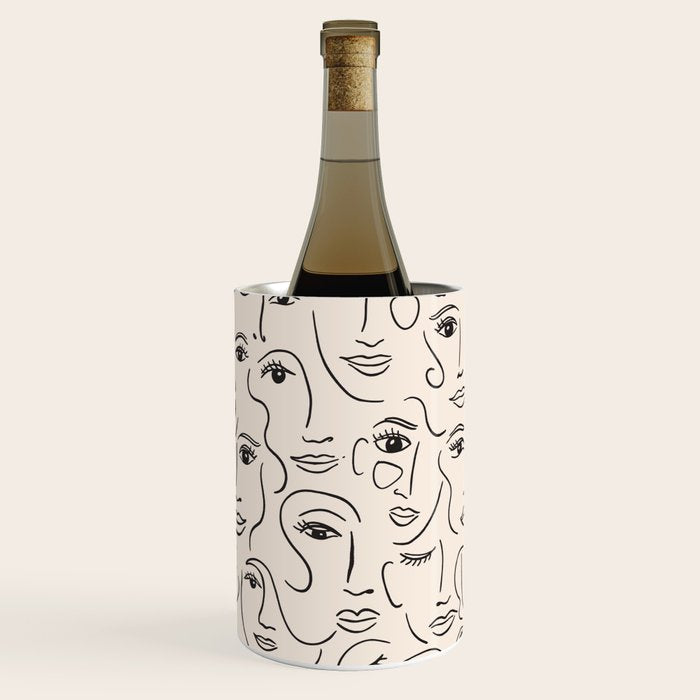 Abstract Faces Wine Chiller Gallery Image 3