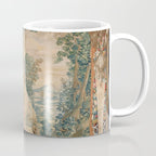 Antique 17th Century Romantic Mythological Garden Italian Tapestry Coffee Mug Gallery Image 1