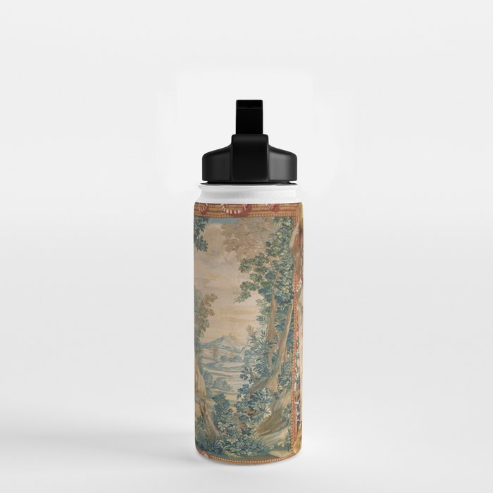 Antique 17th Century Romantic Mythological Garden Italian Tapestry Water Bottle Gallery Image 2