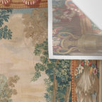 Antique 17th Century Romantic Mythological Garden Italian Tapestry Wall Tapestry Gallery Image 3