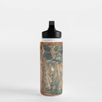 Antique 17th Century Romantic Mythological Garden Italian Tapestry Water Bottle Gallery Image 3