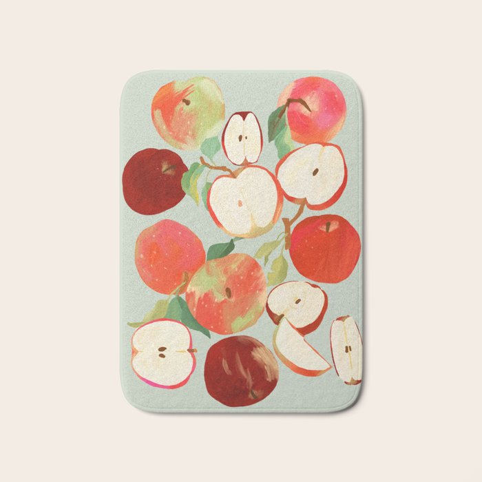 Fresh Apples Bath Mat Gallery Image 1