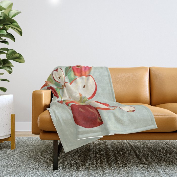 Fresh Apples Throw Blanket Gallery Image 1