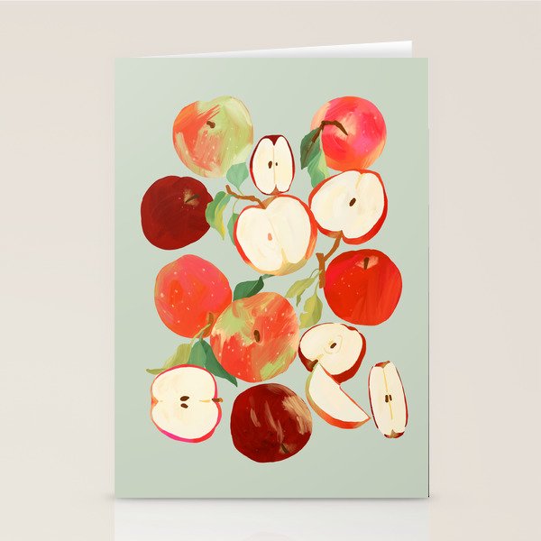Fresh Apples Stationery Card Gallery Image 2