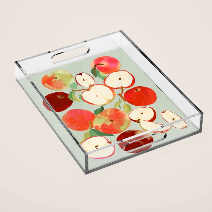 Fresh Apples Acrylic Tray Gallery Image 1