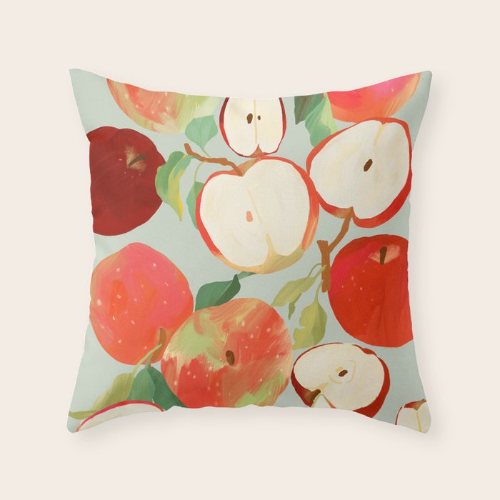 Fresh Apples Throw Pillow Gallery Image 6