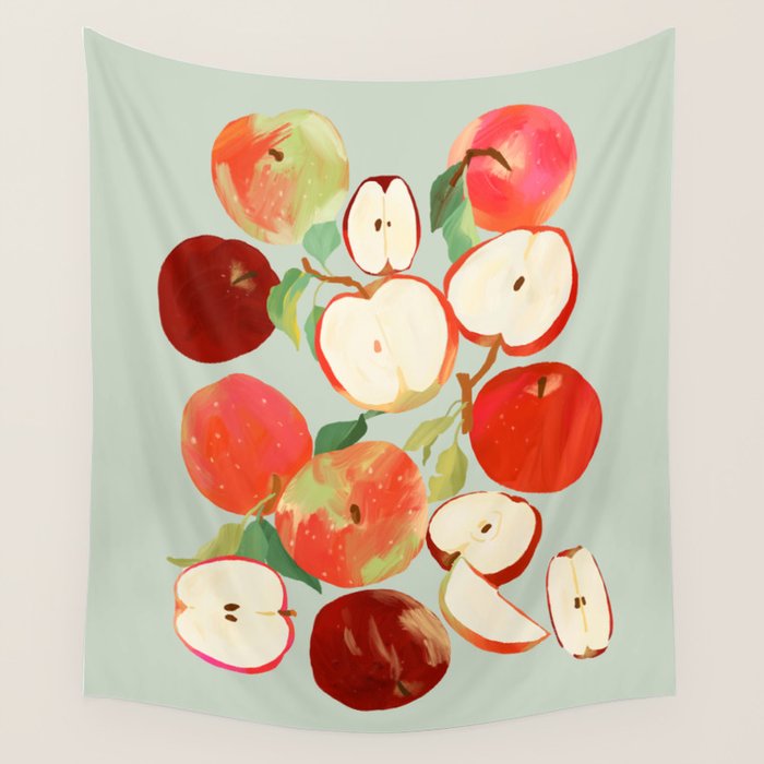 Fresh Apples Wall Tapestry Gallery Image 4