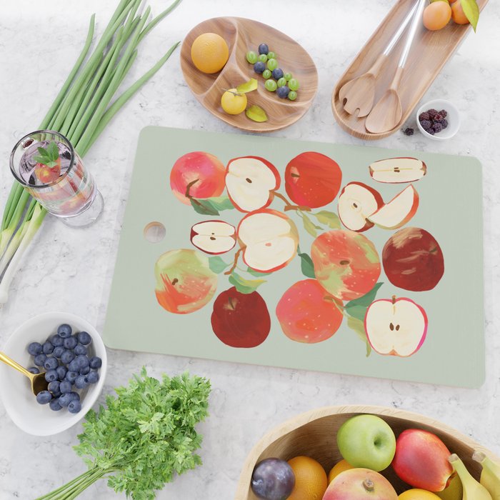 Fresh Apples Cutting Board Gallery Image 2
