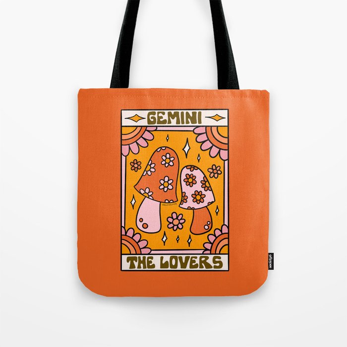 Gemini Tarot Card Tote Bag Gallery Image 1