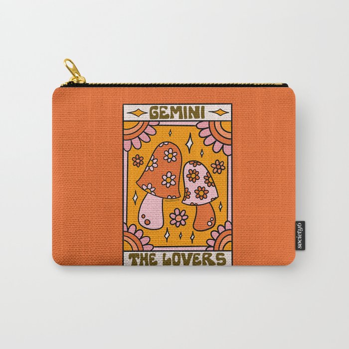 Gemini Tarot Card Carry All Pouch Gallery Image 1